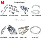 3mm Thickness Aluminum Square Roof Truss For Concert Stage Display Advertising