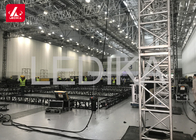 Strong Event Tent Portable Stage Truss With Arch Roof Truss Design