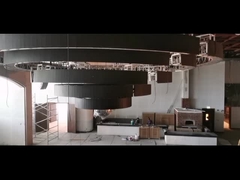 Ligação de alumínio profissional Iluminação de círculo Truss elevador elétrico para clube