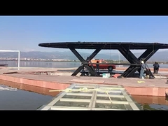 Plataforma de elevação rotativa hidráulica personalizável para várias aplicações industriais