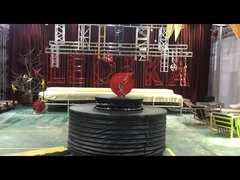 Plataforma hidráulica de rotação e elevação