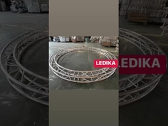 Alumínio durável Truss redondo personalizado Spigot Iluminação de círculo Suporte curva