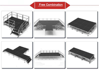 Outdoor Aluminum Assemble Stage Adjustable Movable Stage Platform