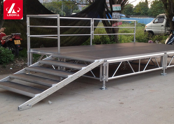 Portable Outdoor Stage Platforms Assemble Movable small stage platform