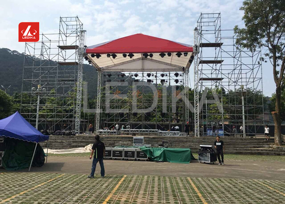 Speaker Stands Multipurpose Steel Layer Truss For Outdoor Big Concert Events
